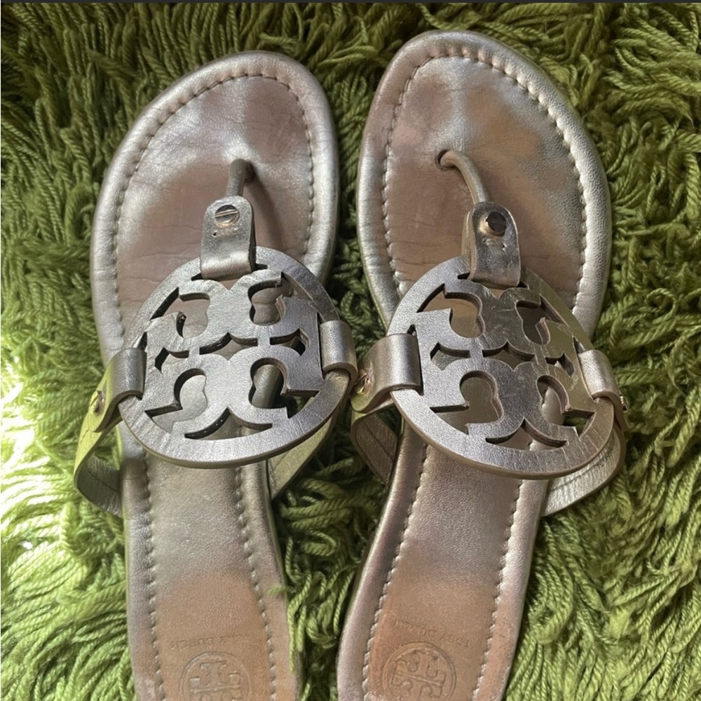 Tory Burch Miller Sandals. - Picture 10 of 11